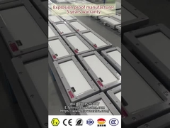 विस्फोट-सबूत निकास संकेत प्रकाश ATEX EAC खतरनाक वातावरण के लिए अनुमोदित 180 मिनट आपातकालीन