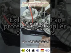 ATEX RoHS खतरनाक क्षेत्र 1 के लिए 180lm/watt के साथ विस्फोट प्रतिरोधी एलईडी प्रकाश व्यवस्था