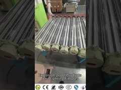 वास्तविक उत्पादन वीडियो: खतरनाक उद्योगों के लिए विस्फोट प्रूफ लाइटें