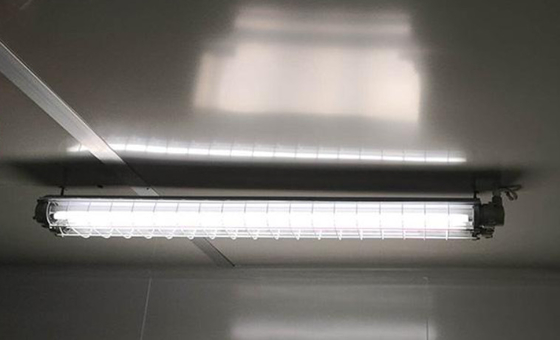 EX 2*20w डबल एलईडी ट्यूब फ्लोरोसेंट लाइट 100Lm/W 12 इंच 18 इंच विस्फोट प्रूफ रैखिक एलईडी लाइट