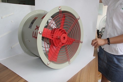 विस्फोटक खतरनाक वातावरण के लिए 2000m3/h 1450r/m 250mm व्यास के साथ विस्फोट प्रूफ अक्षीय पंखे