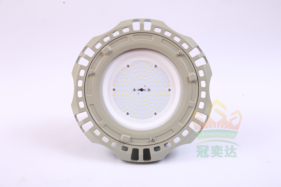 50w 135lm/w दक्षता विस्फोट प्रूफ तेल गैस खदान पेट्रोकेमिकल उद्योग के लिए उच्च बे रोशनी