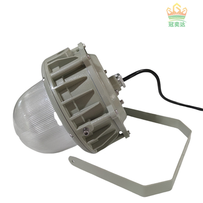 ATEX एलईडी छत दीपक 50/100W एल्यूमीनियम मिश्र धातु IP66 WF2 के साथ क्षेत्र1 2 21 22 कठोर वातावरण के लिए