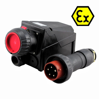 विरोधी जंग IP66 WF2 विस्फोट प्रूफ सॉकेट 380V 220V अनुकूलन योग्य