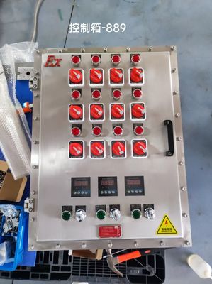 Customized Cable Entry Flameproof Control Panels for IP66 WF2 Protection Level and 12mm Panel Thickness Specifications
