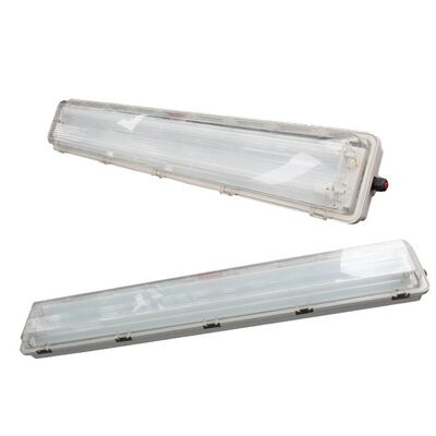 Beam Angle 120-140 Degree Explosion Proof Fluorescent Light Ceiling Mounted Ex Mark Ex Db Eb IIC T6 Gb Ideal for Hazardous Environments