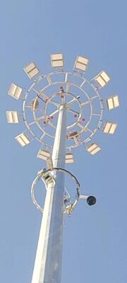 ATEX/IECEx प्रमाणपत्र के साथ टैंक क्षेत्रों में उच्च मास्ट के उपयोग के लिए विस्फोट प्रूफ हाई वाट फ्लड लाइट