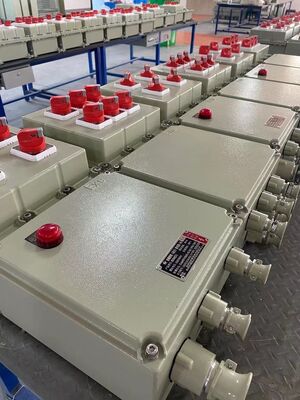 एक्स मार्क एक्स डीबी IIC T6 Gb एक्स टीबी IIIC T80°C डीबी ब्लास्ट प्रतिरोधी टर्मिनल बॉक्स ग्राहक सेटिंग्स सक्षम विस्फोट प्रूफ इलेक्ट्रिकल बॉक्स