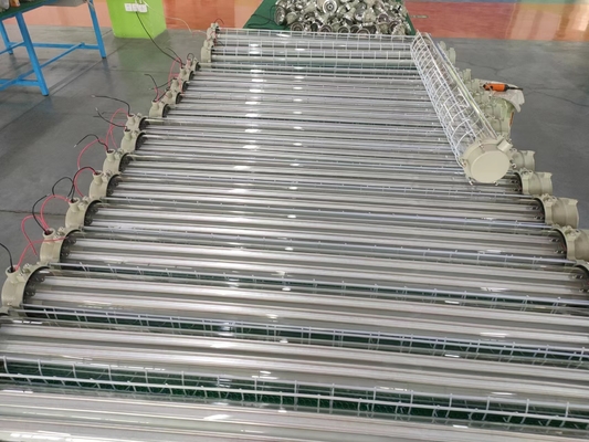 1200 मिमी गोदाम विस्फोट प्रूफ रैखिक प्रकाश 18-36W 100LM/W led Explosion Proof Tube Lamp छत स्थापित