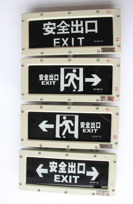 ATEX अनुकूलन योग्य पैटर्न विस्फोट प्रूफ एलईडी आपातकालीन चेतावनी प्रकाश ATEX IP66 विस्फोट प्रूफ एलईडी निकास संकेत प्रकाश