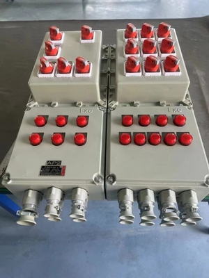 IP54/IP65/IP66 सुरक्षा स्तर बाहरी खतरनाक क्षेत्रों के लिए अग्निरोधी नियंत्रण पैनल