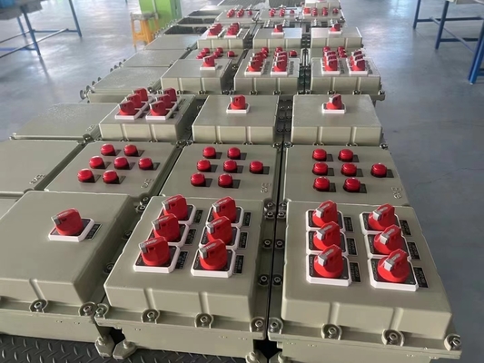 IP54/IP65/IP66 सुरक्षा स्तर बाहरी खतरनाक क्षेत्रों के लिए अग्निरोधी नियंत्रण पैनल