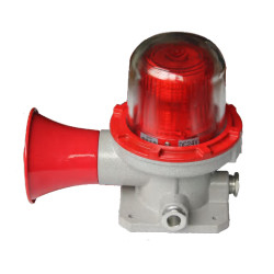 खतरनाक वातावरण के लिए आपातकालीन विस्फोट प्रूफ अलार्म लाइट्स 180db, 220VAC इनपुट वोल्टेज