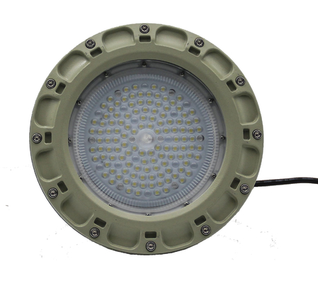 अच्छी गुणवत्ता IP66 100W 150W विस्फोट प्रूफ एलईडी हाई बे लाइट इंडस्ट्रियल फैक्ट्री 140ml/w उच्च प्रकाश दक्षता