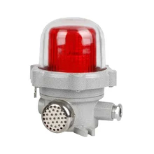 संक्षारण प्रतिरोधी विस्फोट प्रूफ अलार्म लाइट IP65 रेटेड 5 ~ 15W आपातकालीन प्रकाश व्यवस्था