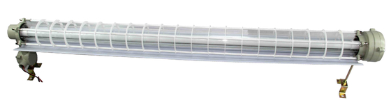 110lm/w विस्फोट प्रूफ फ्लोरोसेंट लाइट Exde IIC T6 Gb/Ex TD A21 IP66 T80C