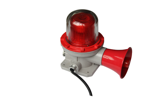 खतरनाक वातावरण के लिए आपातकालीन विस्फोट प्रूफ अलार्म लाइट्स 180db, 220VAC इनपुट वोल्टेज