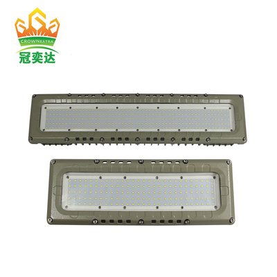उच्च दक्षता विस्फोट प्रूफ एलईडी रैखिक प्रकाश 60w 100-277 VAC 24VDC