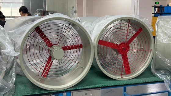 370W विस्फोट से सुरक्षित वेंटिलेशन प्रणाली एटेक्स प्रमाणित वायु परिसंचरण IP54 रेटिंग के साथ