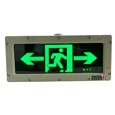 अग्निरोधी आपातकालीन निकास प्रकाश एल्यूमीनियम मिश्र धातु 2*3 W IP66 Ex Db Eb IICT6 Gb