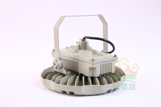 एल्यूमीनियम मिश्र धातु 100w विस्फोट प्रूफ हाई बे लाइट्स के साथ AC100~277V ज़ोन 1, 2 और ज़ोन 21, 22 के लिए