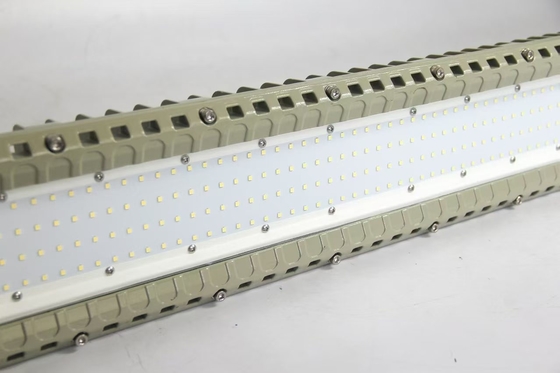 80W 100lm/W विस्फोट प्रूफ रैखिक प्रकाश 100-277VAC 50-60Hz 24/36VDC Ra≥80