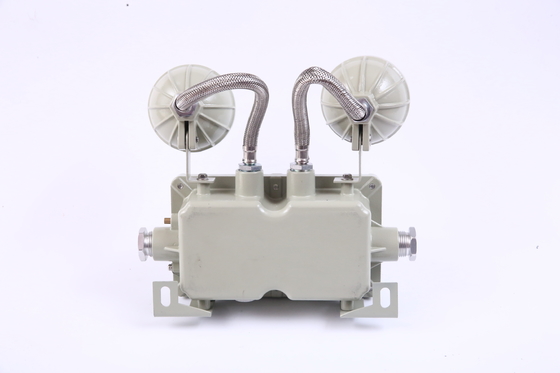 2*5w एक्स प्रूफ एल्यूमीनियम आपातकालीन प्रकाश 65-85DB अलार्म डेसिबल IP66