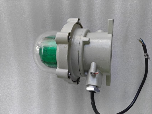 विस्फोट प्रतिरोधी आपातकालीन छत चेतावनी अलार्म लाइट 120-180db IP66 खतरनाक क्षेत्रों के लिए