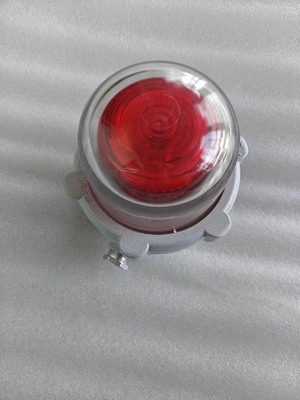 विस्फोट प्रतिरोधी आपातकालीन छत चेतावनी अलार्म लाइट 120-180db IP66 खतरनाक क्षेत्रों के लिए