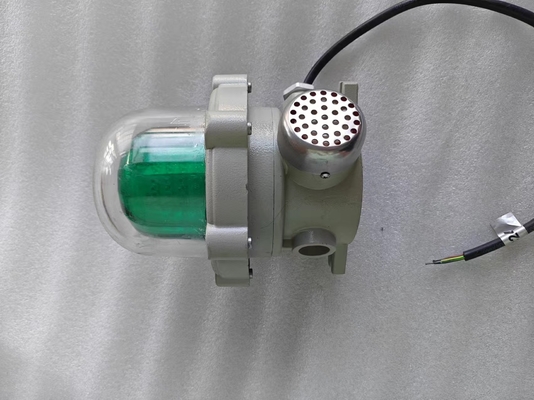 विस्फोट प्रतिरोधी आपातकालीन छत चेतावनी अलार्म लाइट 120-180db IP66 खतरनाक क्षेत्रों के लिए