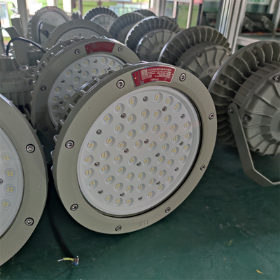 विस्फोट ज्वालारोधक ATEX एलईडी हाई बे लाइट्स 150Watt 120lm/w ऑफशोर समुद्री बंदरगाह टर्मिनल के लिए