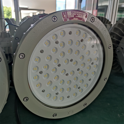 150W ATEX Div 1 ज्वाला प्रतिरोधी विस्फोट-प्रूफ LED हाई बे लाइट 180lm/w WF2 समुद्री रिफाइनरी के लिए CREE लैंप बीड्स द्वारा संचालित