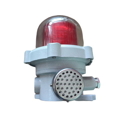 ATEX 120db IP65 विस्फोट प्रूफ अलार्म लाइट्स 5w 10W खतरनाक स्थानों में जलरोधक आग के लिए