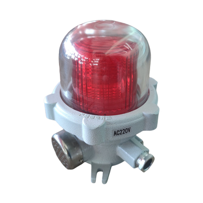 ATEX 120db IP65 विस्फोट प्रूफ अलार्म लाइट्स 5w 10W खतरनाक स्थानों में जलरोधक आग के लिए