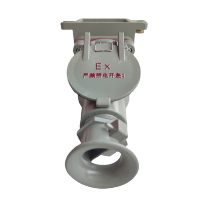 380V-5P विस्फोट प्रूफ स्विच सॉकेट आउटलेट ∙ IP66 वाटरप्रूफ इंडस्ट्रियल प्लग, खतरनाक क्षेत्रों के लिए कनेक्टर