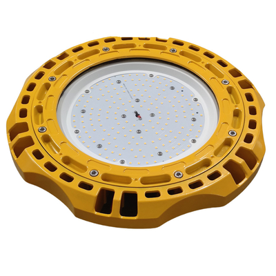 150W ATEX Div 1 ज्वाला प्रतिरोधी विस्फोट-प्रूफ LED हाई बे लाइट 180lm/w WF2 समुद्री रिफाइनरी के लिए CREE लैंप बीड्स द्वारा संचालित