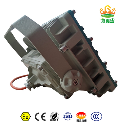 एक्सप्रूफ एलईडी फ्लड लाइट ATEX IECEx IP66 MEANWELL ड्राइवर CREE मोती अनुकूलन योग्य रंग विस्फोट 90-295V 200Watt 170lm/w