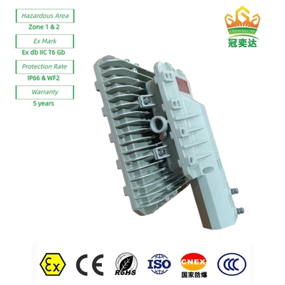 कक्षा I डिवीजन 1 पेंट बूथ सुरक्षा के लिए 50W-300W रेंज एक्सप्लोजन प्रूफ एलईडी लाइट