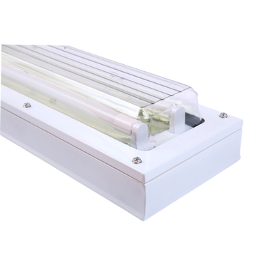 Industrial Explosion Proof Fluorescent Fixture | ATEX/IECEx Approved | Anti-Corrosive, High CRI, IP66 for Hazardous Zones