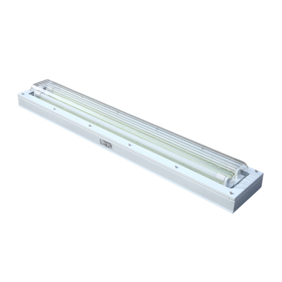 Industrial Explosion Proof Fluorescent Fixture | ATEX/IECEx Approved | Anti-Corrosive, High CRI, IP66 for Hazardous Zones