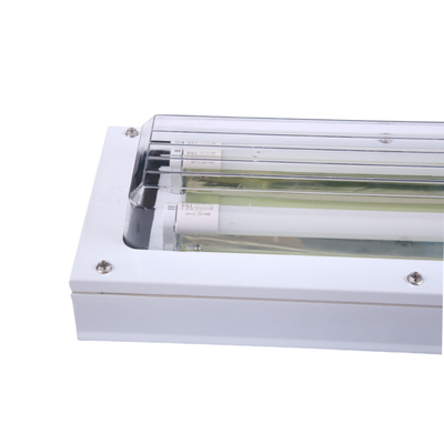 Industrial Explosion Proof Fluorescent Fixture | ATEX/IECEx Approved | Anti-Corrosive, High CRI, IP66 for Hazardous Zones
