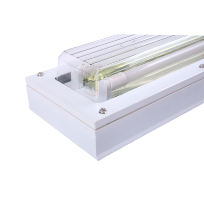 Industrial Explosion Proof Fluorescent Fixture | ATEX/IECEx Approved | Anti-Corrosive, High CRI, IP66 for Hazardous Zones