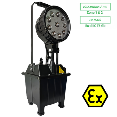 एटीईएक्स अनुमोदित विस्फोट प्रूफ उपकरण IP65 10X3W अनुकूलन योग्य