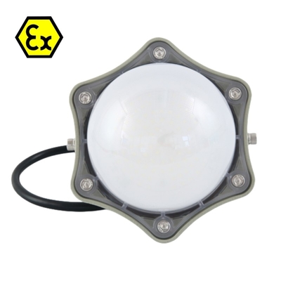 विस्फोट-प्रूफ प्लेटफार्म अग्निरोधी एलईडी लाइट एटेक्स RoHS IP66 100Watt खतरनाक क्षेत्र 1 के लिए
