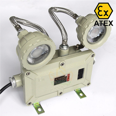 विस्फोट प्रूफ आपातकालीन लाइट ️ दीवार और छत पर घुड़सवार ∙ ATEX/IECEx प्रमाणित तेल और गैस, रासायनिक और खनन साइटों के लिए