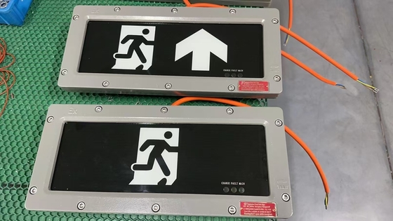 विस्फोट प्रूफ आपातकालीन निकास साइन लाइट – विस्तृत वोल्टेज रेंज 90-300V | खतरनाक स्थानों के लिए सुरक्षित और टिकाऊ