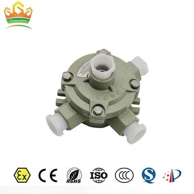 IP65 WF1 विस्फोट प्रूफ इलेक्ट्रिकल जंक्शन बॉक्स डाई कास्टिंग एल्यूमीनियम IP65 2 3 प्रविष्टियाँ क्षितिज