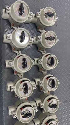 IP66 विस्फोट प्रूफ स्विच 220V/380V 10A विस्फोटक वातावरण के लिए उपयुक्त