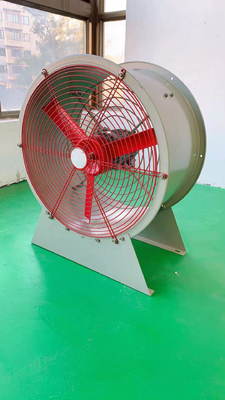 टिकाऊ ऊर्जा-कुशल एटेक्स IP54 विस्फोट प्रूफ अक्षीय पंखा 90-1500W ड्रिलिंग प्लेटफॉर्म स्टोरेज क्षेत्रों के लिए