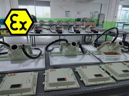 ATEX IECEx विस्फोट प्रूफ सौर एलईडी स्ट्रीट लाइटिंग ज्वालारोधक समुद्री ग्रेड एल्यूमीनियम